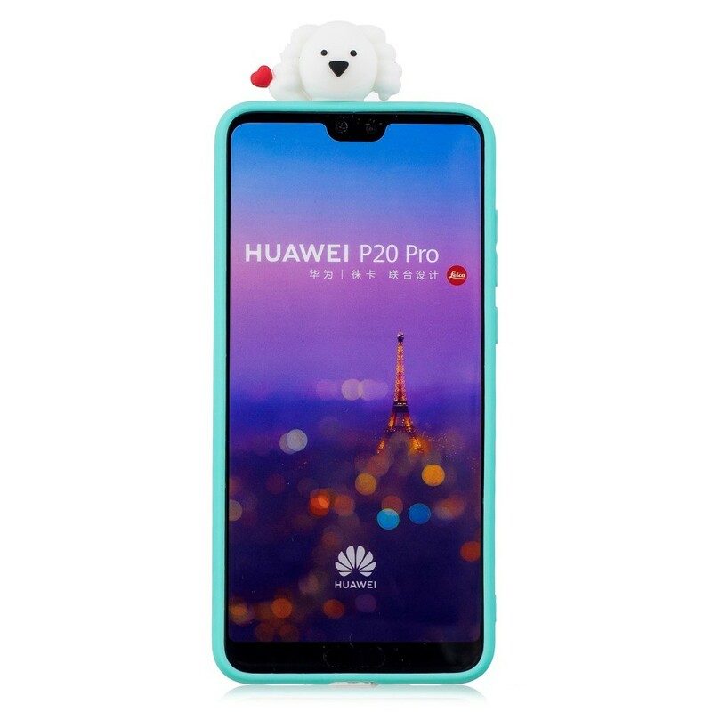 Skal För Huawei P20 Pro 3d-hund I Molnen