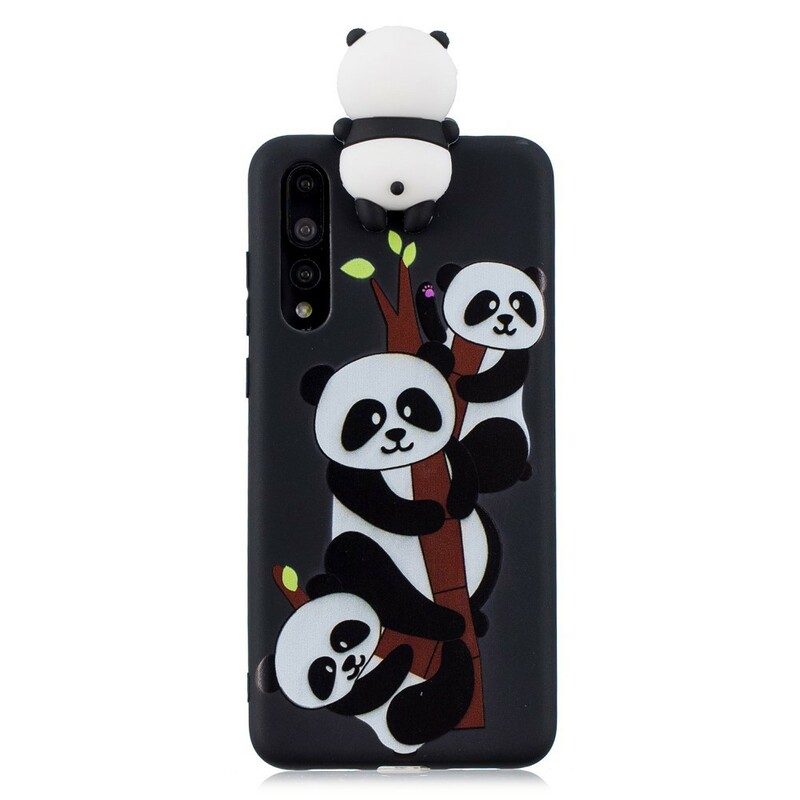 Skal För Huawei P20 Pro 3d Panda Family