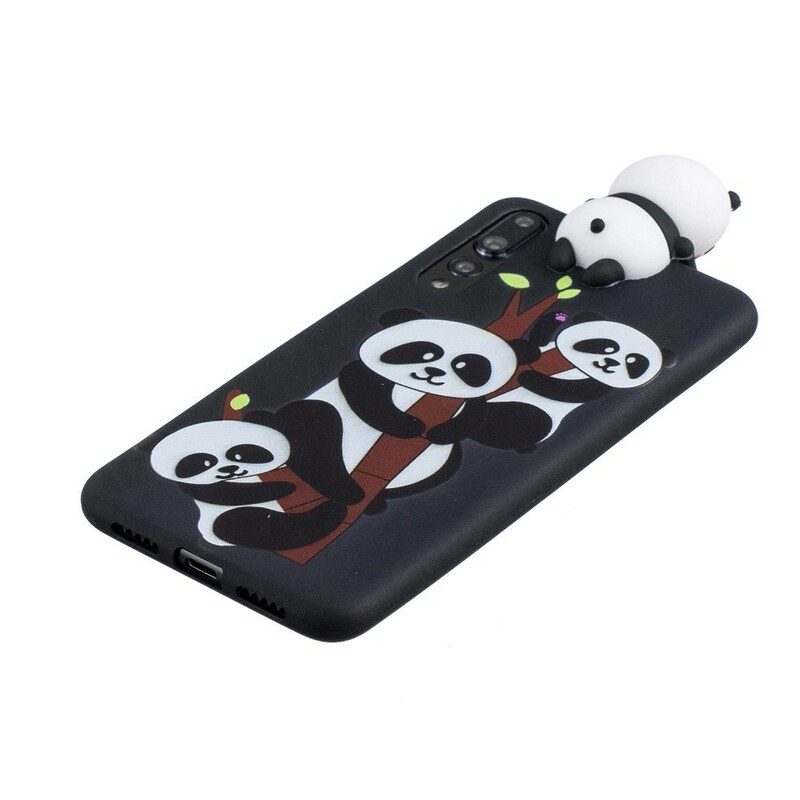 Skal För Huawei P20 Pro 3d Panda Family