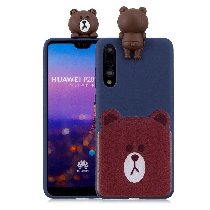 Skal För Huawei P20 Pro 3d Rolig Panda