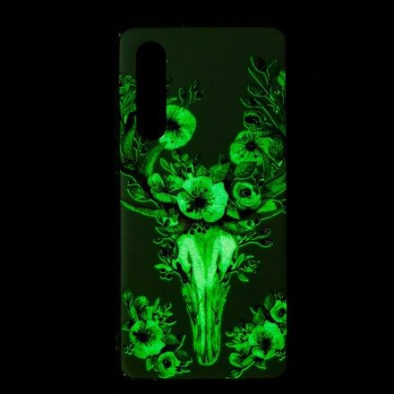 Skal För Huawei P30 Fluorescerande Blomälg