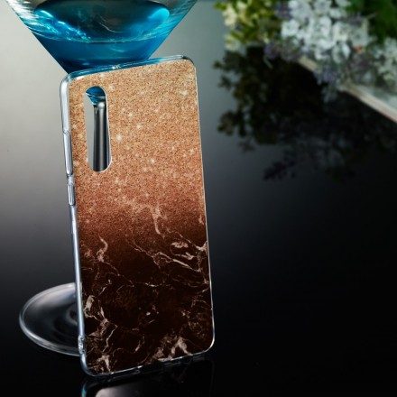 Skal För Huawei P30 Glittermarmor