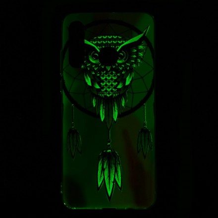 Skal För Huawei P30 Lite Fluorescerande Uggla Drömfångare