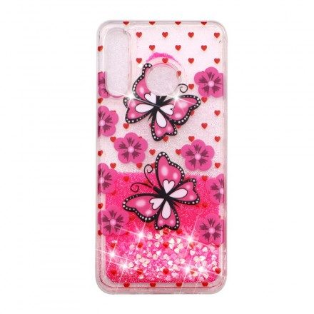Skal För Huawei P30 Lite Glittrande Fjärilar