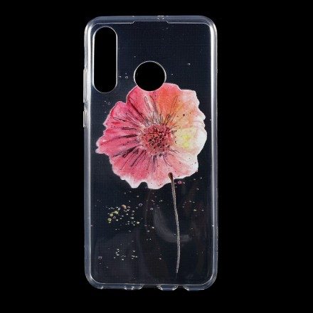 Skal För Huawei P30 Lite Sömlöst Blommönster I Akvarell
