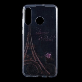 Skal För Huawei P30 Lite Transparent Bonjour Paris