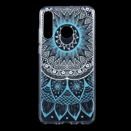 Skal För Huawei P30 Lite Transparent Färgad Mandala