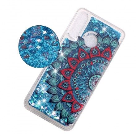 Skal För Huawei P30 Lite Transparent Mandala Glitter