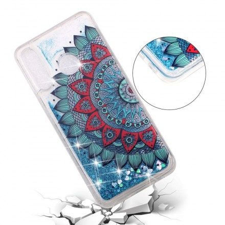 Skal För Huawei P30 Lite Transparent Mandala Glitter