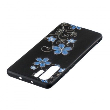 Skal För Huawei P30 Pro Blå Blommor