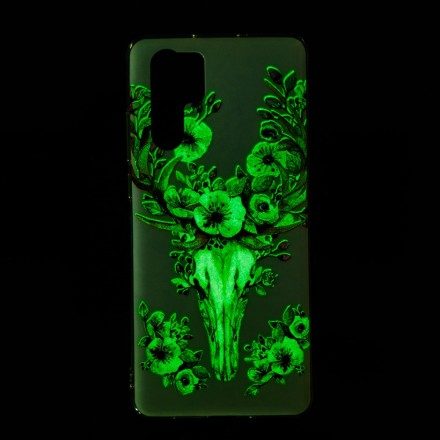 Skal För Huawei P30 Pro Fluorescerande Blomälg