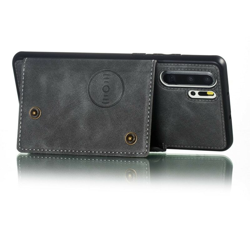 Skal För Huawei P30 Pro Plånboksfodral Snap-plånbok