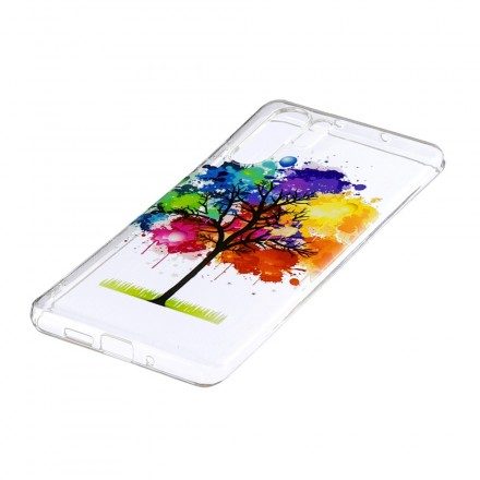 Skal För Huawei P30 Pro Transparent Akvarellträd