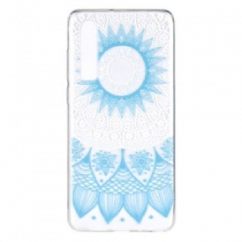 Skal För Huawei P30 Transparent Färgad Mandala