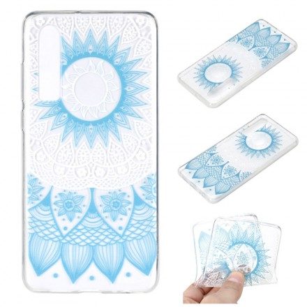 Skal För Huawei P30 Transparent Färgad Mandala