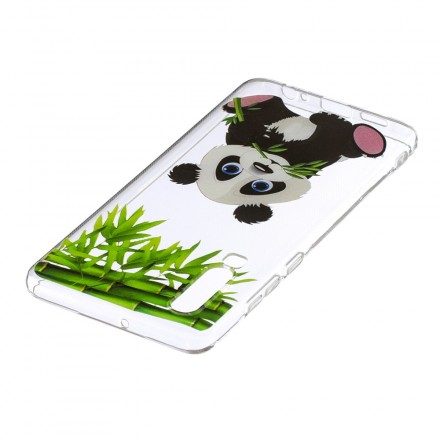 Skal För Huawei P30 Transparent Panda Eat