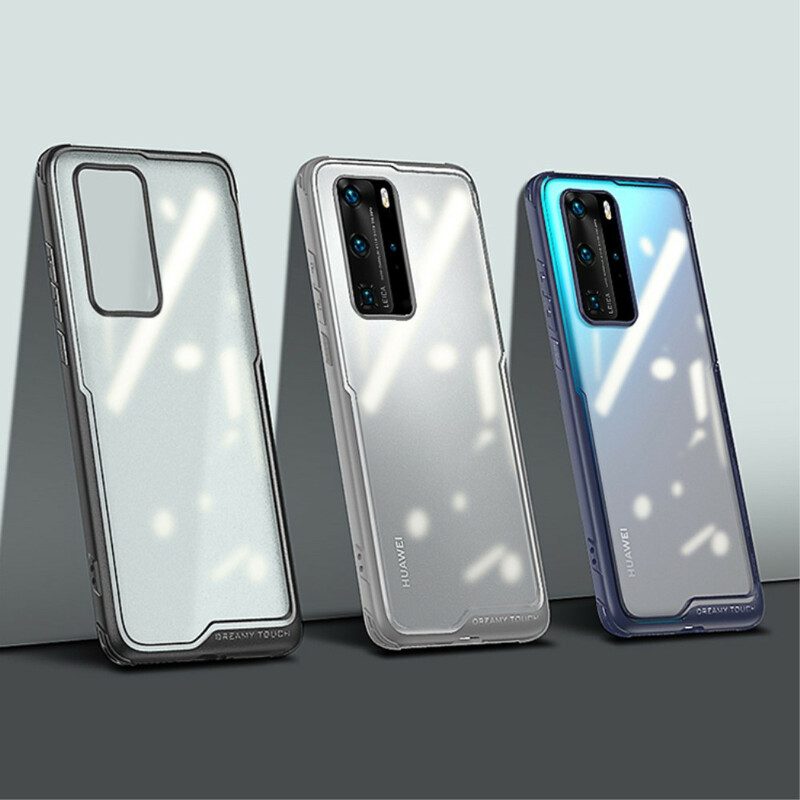 Skal För Huawei P40 Leeu Hybrid Fasade Kanter