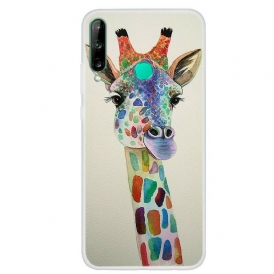 Skal För Huawei P40 Lite E / Huawei Y7p Färgglad Giraff