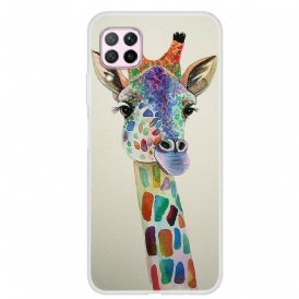 Skal För Huawei P40 Lite Färgglad Giraff