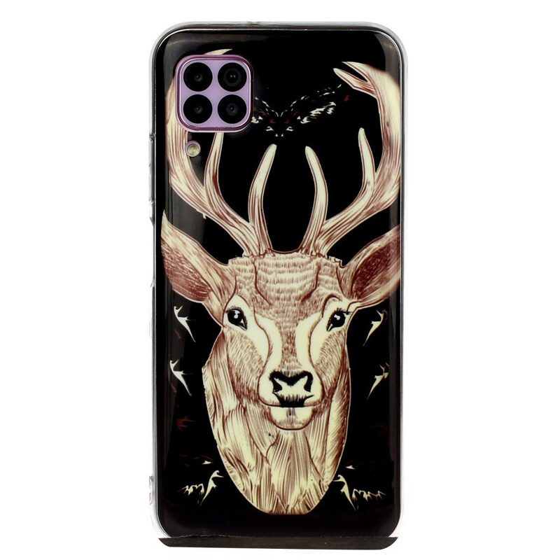 Skal För Huawei P40 Lite Fluorescerande Majestic Stag