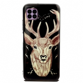 Skal För Huawei P40 Lite Fluorescerande Majestic Stag