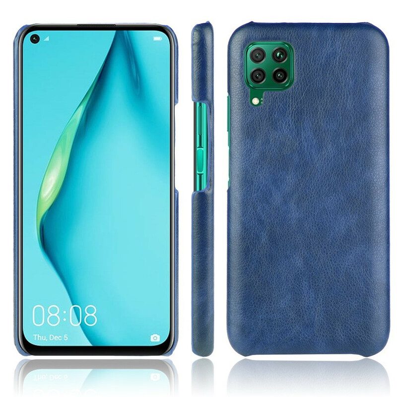 Skal För Huawei P40 Lite Performance Litchi Lädereffekt