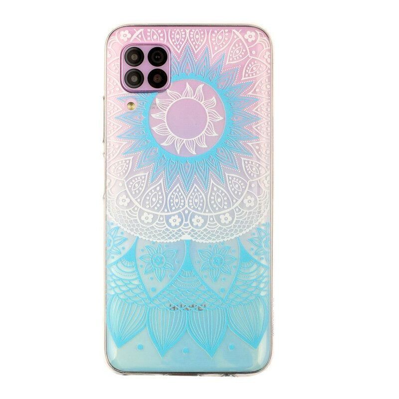 Skal För Huawei P40 Lite Transparent Färgad Mandala