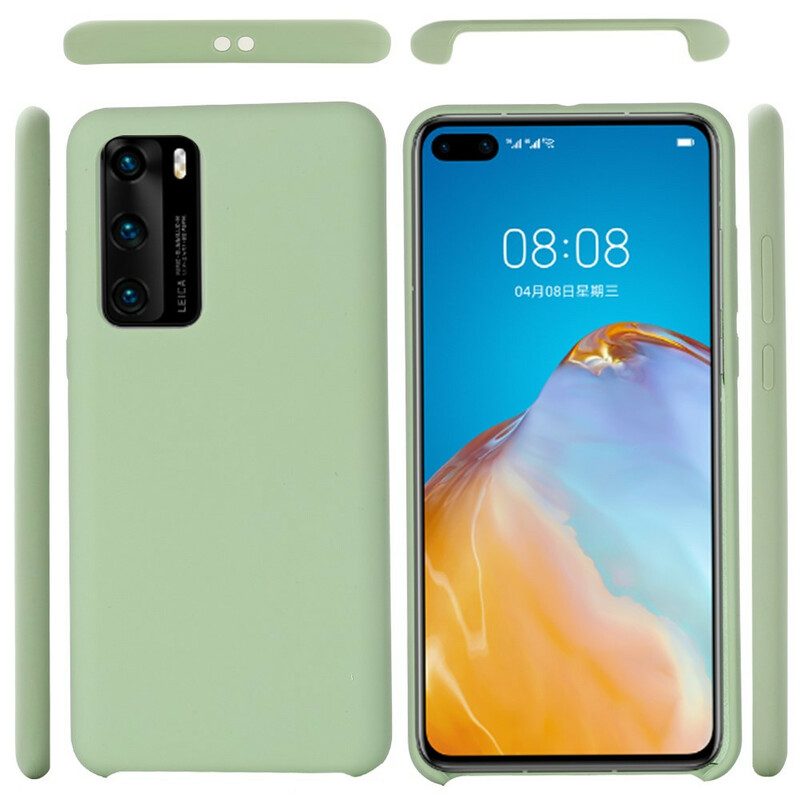 Skal För Huawei P40 Pro Premium Flytande Silikon