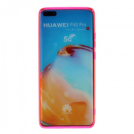 Skal För Huawei P40 Pro Silikonfärger