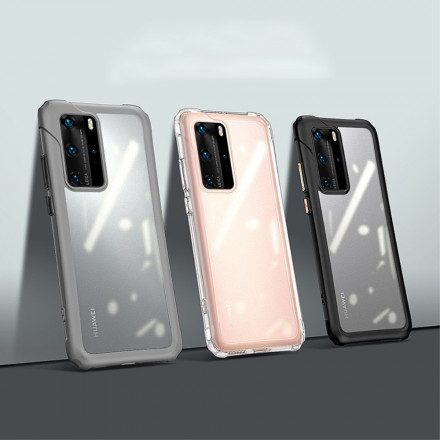 Skal För Huawei P40 Transparent Matta Leeu Design