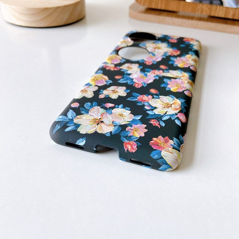 Skal För Huawei P50 Pocket Blommor