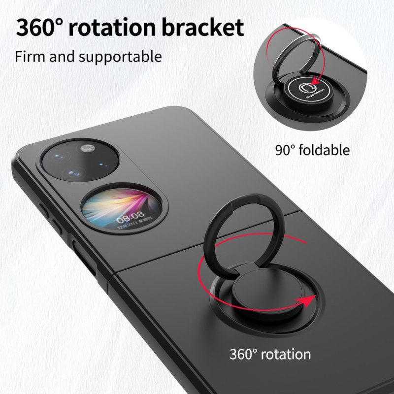 Skal För Huawei P50 Pocket Kompa Ihop Med Ring-support