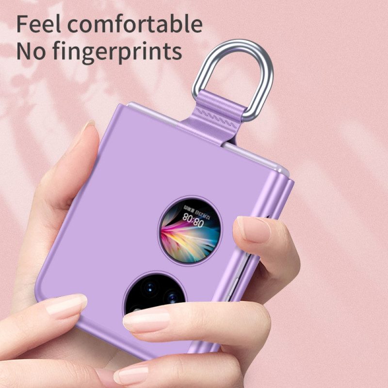 Skal För Huawei P50 Pocket Skin-touch Med Ring