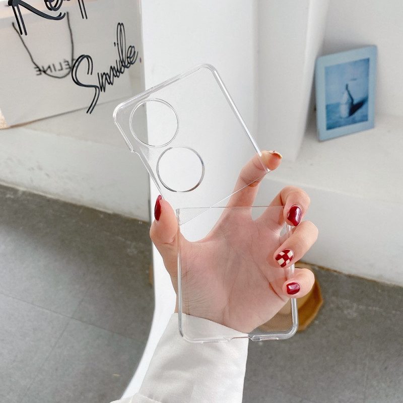 Skal För Huawei P50 Pocket Transparent