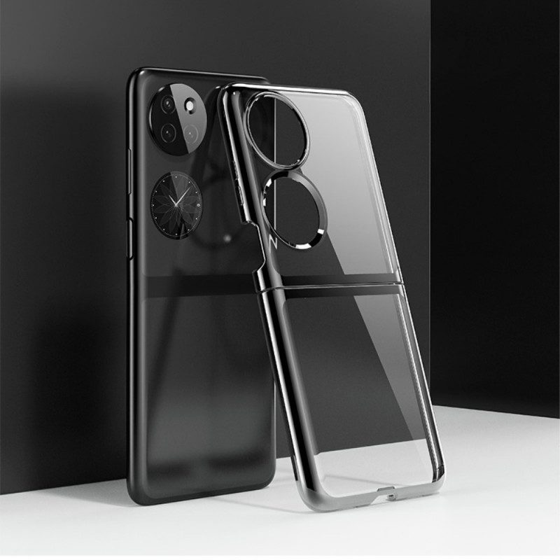 Skal För Huawei P50 Pocket Transparent Färgad