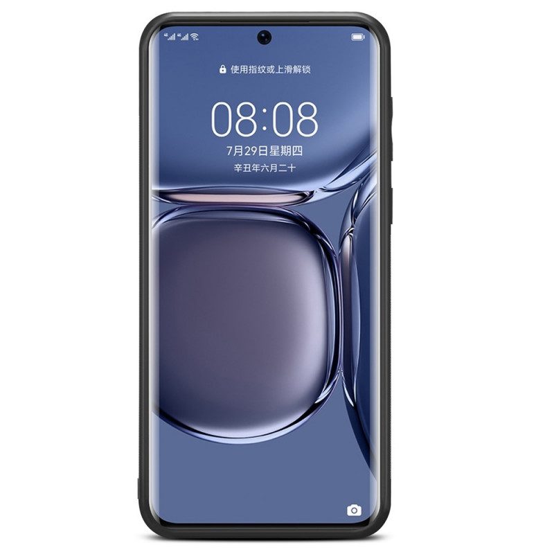 Skal För Huawei P50 Pro Denior Elastisk Korthållare