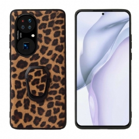 Skal För Huawei P50 Pro Ringstöd I Leopardstil