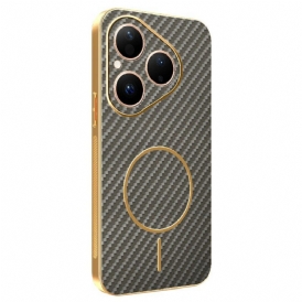 Skal För Huawei Pura 80 Kolfiberstruktur