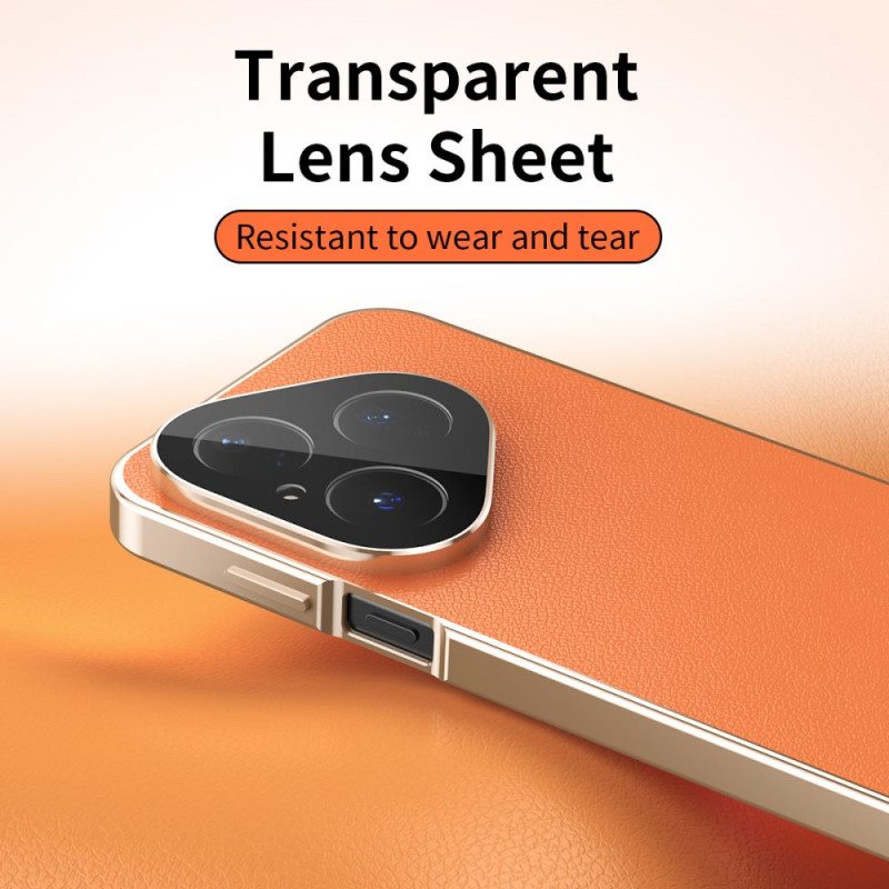 Skal För Huawei Pura 80 Läderdesign Och Skärmskydd I Härdat Glas