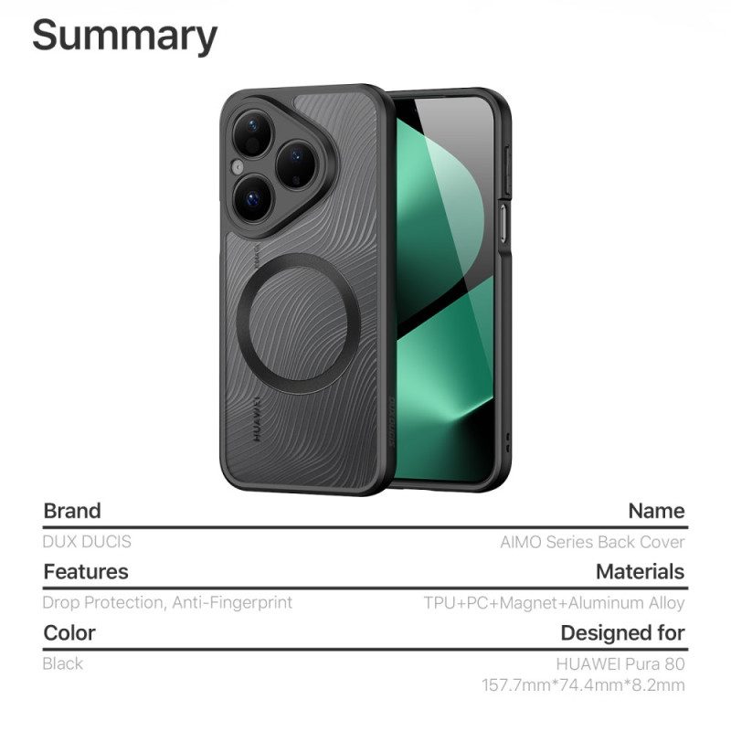 Skal För Huawei Pura 80 Magsafe Aimo Series Dux Ducis