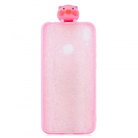 Skal För Huawei Y7 2019 Funny Pig 3d