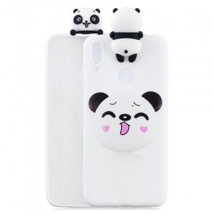 Skal För Huawei Y7 2019 Rolig Panda 3d