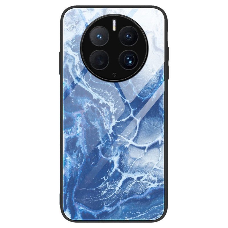 Skal Huawei Mate 50 Pro Snyggt Marmorhärdat Glas