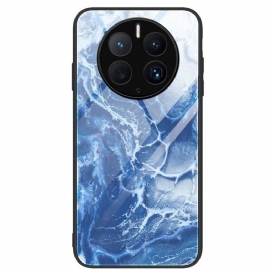 Skal Huawei Mate 50 Pro Snyggt Marmorhärdat Glas