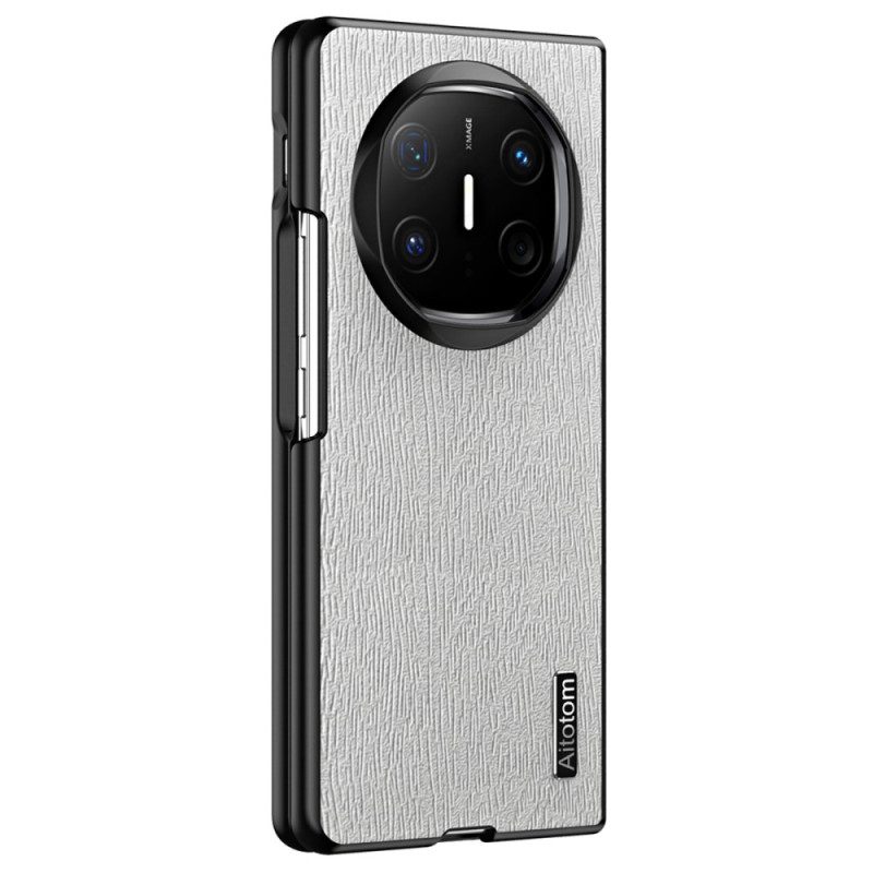 Skal Huawei Mate X6 Telefonfodral Trästruktur