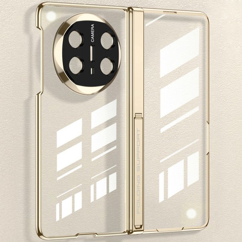 Skal Huawei Mate X6 Transparent Med Gångjärn Och Härdat Glas