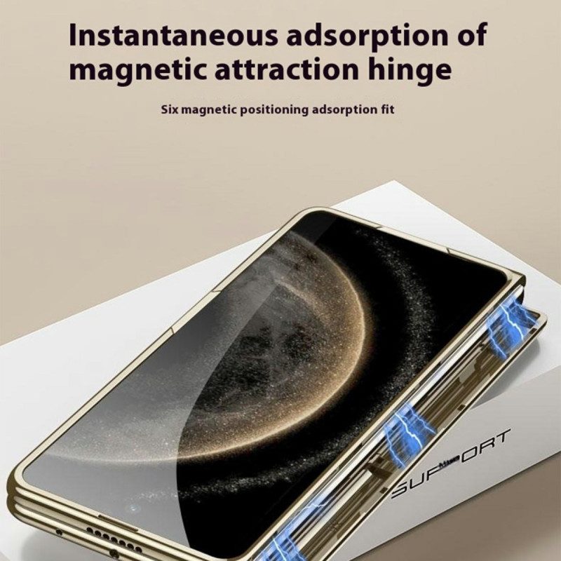 Skal Huawei Mate X6 Transparent Med Gångjärn Och Härdat Glas