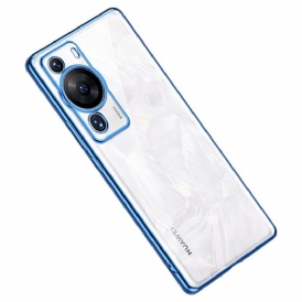 Skal Huawei P60 Pro Transparent Metal Style Kanter Sulada