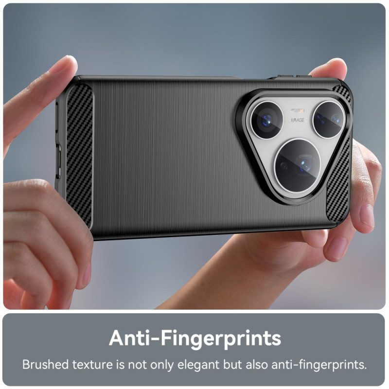 Skal Huawei Pura 80 Pro Borstad Kolfiber