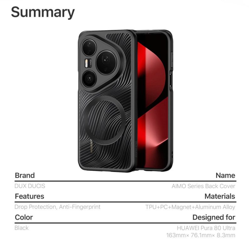 Skal Huawei Pura 80 Ultra Magsafe Aimo Series Dux Ducis